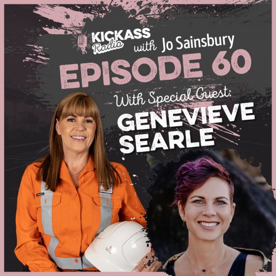 KickAss Radio with Jo Sainsbury and guest Genevieve Searle