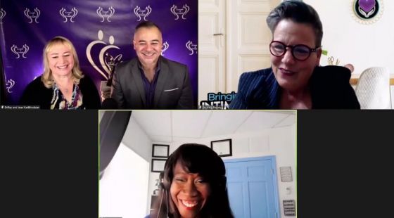 Bringing Intimacy Back with Dr. April Brown, co-host Dr. Kelly Bushey and guests Dr. Ray and Jean Kadkhodaian  Title: Couple's Synergy