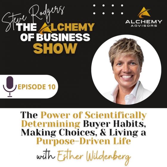 Power of Scientifically Determining Buyer Habits, Making Choices, & Living a Purpose-Driven Life with Esther Wildenberg