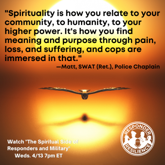 Responder Resilience Spirituality Episode MEME