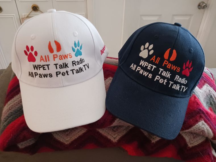 All Paws Pet Talk Radio and TV hats