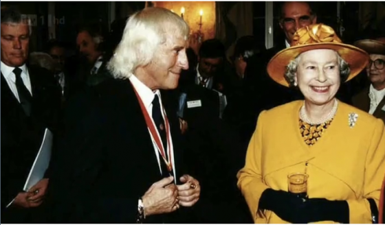 Child Killer Jimmy Saville and Elizabeth Windsor