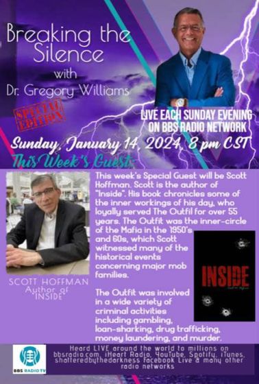 Guest, Scott Hoffman, Author of "Inside"