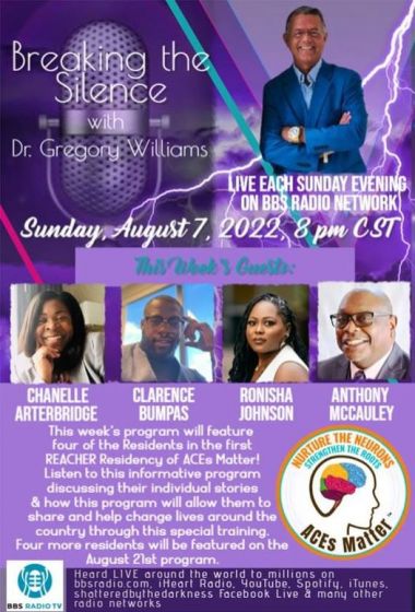 Breaking The Silence with guests, Chanelle Arterbridge, Clarence Bumpas, Ronisha Johnson and Anthony McCauley