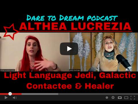 ALTHEA LUCREZIA weaves cosmic wisdom, channeling Light Language