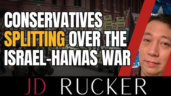 JD Rucker Show with JD Rucker.  Conservative Splitting over the Israel-Hamas War