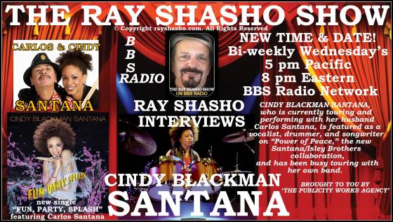 Drummer Cindy Blackman Santana on The Ray Shasho Show