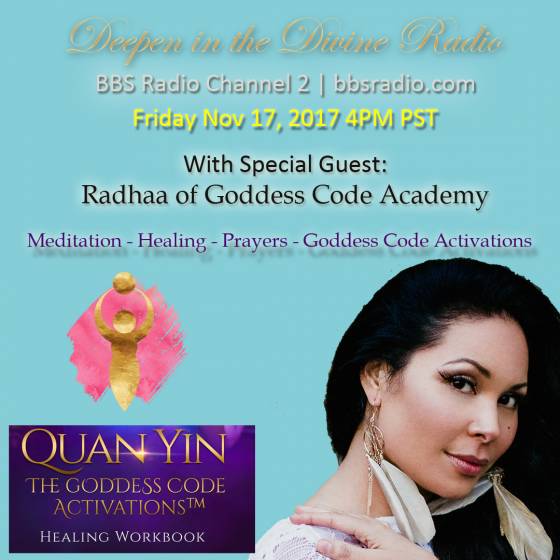 Deepen in the Divine Radio with guest Radhaa Nilia