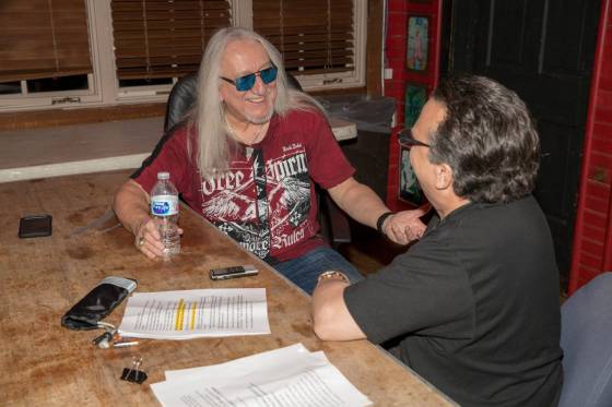 Mick Box and Ray Shasho at The House of Blues in Orlando Florida