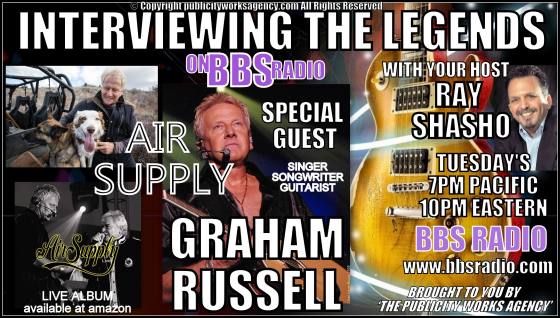 Graham Russell chats about new live album and tour exclusive interview