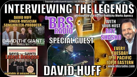  Interviewing The Legends welcomes David Huff legendary Christian Rocker with David and the Giants