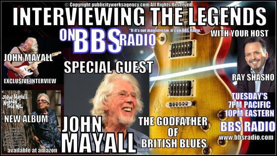 John Mayall British Blues Legend special guest on Interviewing the Legends