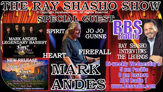 Legendary Bassist Mark Andes Special Guest on The Ray Shasho Show