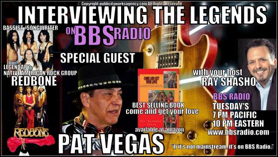 Redbone legend Pat Vegas chats about his incredible music career