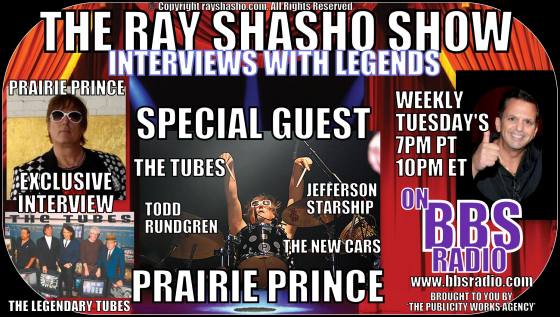 Prairie Prince legendary drummer on The Ray Shasho Show