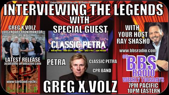 Interviewing The Legends welcomes legendary Christian Rocker Greg X. Volz