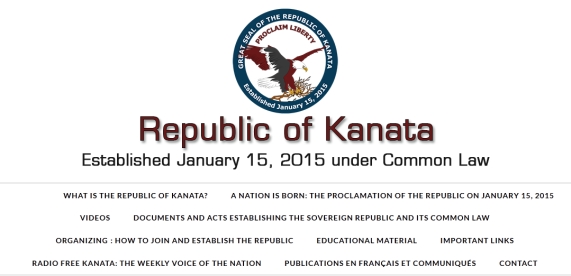 Republic of Kanata logo and information