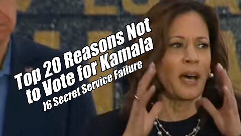 Top 20 Reasons Not To Vote For Kamala