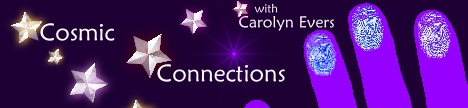 Cosmic Connections with Carolyn Evers, banner