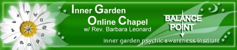 Fun and Learn with Inner Garden with Reverand Barbara Leonard, banner