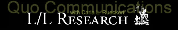 LL Research Q'uo Communications with Carla L. Rueckert, banner