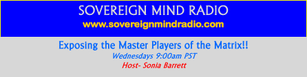 Sovereign Mind Radio with Sonia Barrett, banner