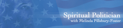 Spiritual Politician with Melinda Pillsbury-Foster, banner