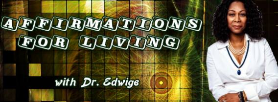 Affirmations For Living with Dr Edwige Bingue, banner