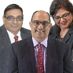 Harry Nathoo, Raj Nathoo and Rita Morar