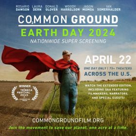 Common Ground Film Earth Day Poster 2024