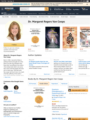 Dr. Margaret on amazon.