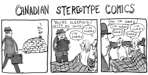 Canadian Stereotype Comics